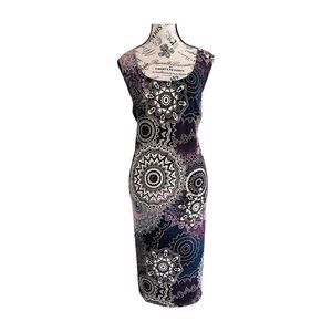 Mandala Paisley purple hue Dress – Laura | Size 1X